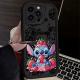 Disney Stitch Jordgubb iPhone Skal – Sött & Skyddande Motiv | MyPhonify