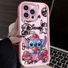 Disney Stitch Jordgubb iPhone Skal – Sött & Skyddande Motiv | MyPhonify