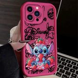 Disney Stitch Jordgubb iPhone Skal – Sött & Skyddande Motiv | MyPhonify