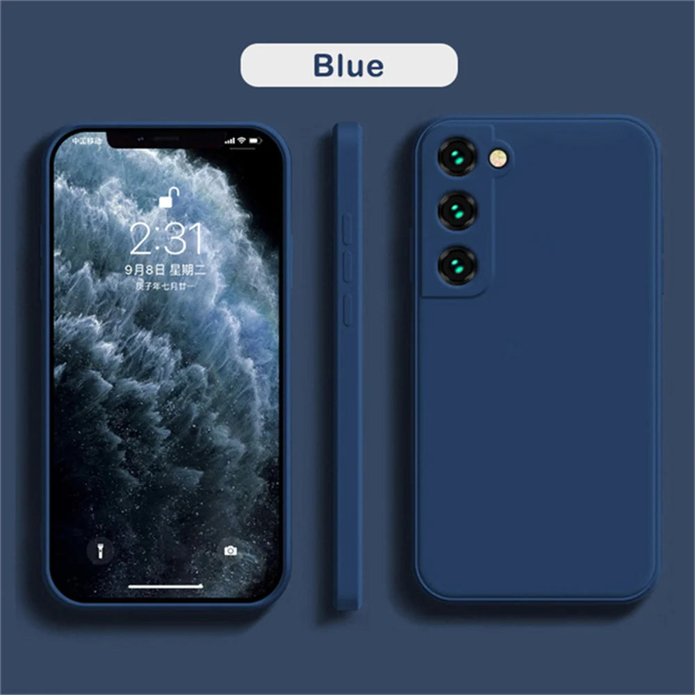 Lyxigt Silikonskal för Samsung Galaxy S23/S24 – Tunt & Elegant Skydd | MyPhonify