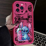 Disney Stitch Jordgubb iPhone Skal – Sött & Skyddande Motiv | MyPhonify